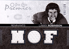2007-2008 OPC Premier Remnants & Auto PR-LR Larry Robinson