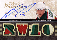 2007-2008 OPC Premier Remnants & Auto PR-MG Marian Gaborik