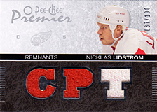 2007-2008 OPC Premier Remnants & Auto PR-NL Nicklas Lidstrom