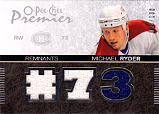 2007-2008 OPC Premier Remnants & Auto PR-RY Michael Ryder