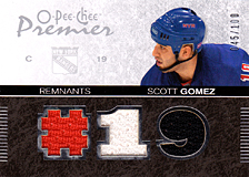 2007-2008 OPC Premier Remnants & Auto PR-SG Scott Gomez