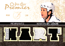 2007-2008 OPC Premier Remnants & Auto PR-ST Martin St. Louis
