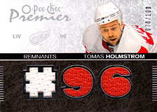 2007-2008 OPC Premier Remnants & Auto PR-TH Tomas Holmstrom