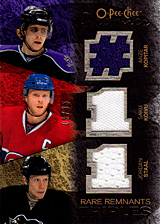 2007-2008 OPC Premier Remnants Triples PT-KSK Anze Kopitar :: Jordan Staal  :: Saku Koivu