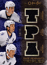 2007-2008 OPC Premier Remnants Triples PT-LRS Brad Richards :: Martin St. Louis  :: Vincent Lecavalier