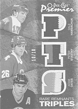 2007-2008 OPC Premier Remnants Triples PT-SOH Adam Oates :: Dale Hawerchuk  :: Peter Stastny