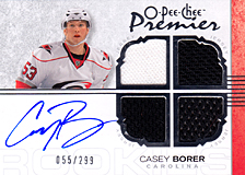 2007-2008 OPC Premier Rookies Card 111 Casey Borer
