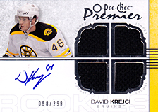 2007-2008 OPC Premier Rookies Card 112 David Krejci