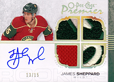 2007-2008 OPC Premier Rookies Card 119 James Sheppard