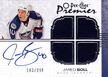 2007-2008 OPC Premier Rookies Card 121 Jared Boll