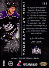 2007-2008 OPC Premier Rookies Card 131 Lauri Tukonen