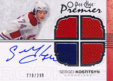 2007-2008 OPC Premier Rookies Card 132 Sergei Kostitsyn
