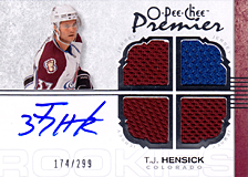 2007-2008 OPC Premier Rookies Card 136 T.J. Hensick