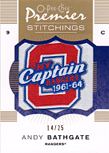 2007-2008 OPC Premier Stitchings PS-AB Andy Bathgate