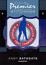 2007-2008 OPC Premier Stitchings PS-AB Andy Bathgate