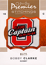 2007-2008 OPC Premier Stitchings PS-BC Bobby Clarke