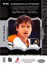 2007-2008 OPC Premier Stitchings PS-BC Bobby Clarke