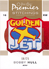 2007-2008 OPC Premier Stitchings PS-BH Bobby Hull