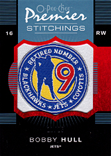 2007-2008 OPC Premier Stitchings PS-BH Bobby Hull