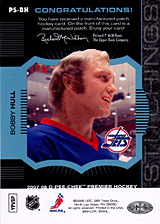 2007-2008 OPC Premier Stitchings PS-BH Bobby Hull