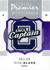 2007-2008 OPC Premier Stitchings PS-BL Rob Blake
