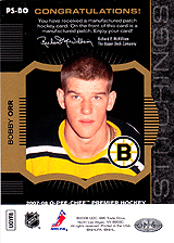 2007-2008 OPC Premier Stitchings PS-BO Bobby Orr