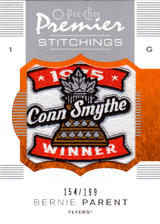 2007-2008 OPC Premier Stitchings PS-BP Bernie Parent