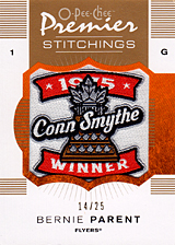 2007-2008 OPC Premier Stitchings PS-BP Bernie Parent