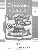 2007-2008 OPC Premier Stitchings PS-BP Bernie Parent
