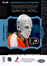2007-2008 OPC Premier Stitchings PS-BP Bernie Parent