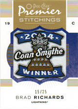 2007-2008 OPC Premier Stitchings PS-BR Brad Richards