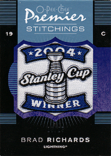 2007-2008 OPC Premier Stitchings PS-BR Brad Richards