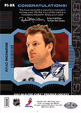 2007-2008 OPC Premier Stitchings PS-BR Brad Richards
