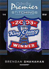 2007-2008 OPC Premier Stitchings PS-BS Brendan Shanahan