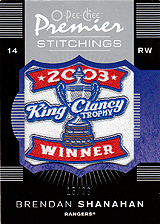 2007-2008 OPC Premier Stitchings PS-BS Brendan Shanahan