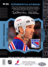 2007-2008 OPC Premier Stitchings PS-BS Brendan Shanahan