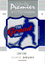 2007-2008 OPC Premier Stitchings PS-CD Chris Drury
