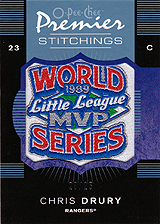 2007-2008 OPC Premier Stitchings PS-CD Chris Drury