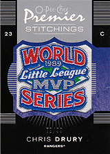 2007-2008 OPC Premier Stitchings PS-CD Chris Drury