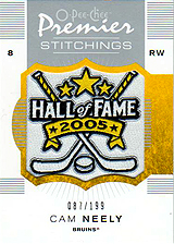 2007-2008 OPC Premier Stitchings PS-CN Cam Neely