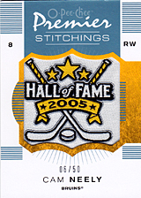 2007-2008 OPC Premier Stitchings PS-CN Cam Neely