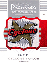 2007-2008 OPC Premier Stitchings PS-CT Cyclone Taylor