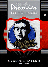 2007-2008 OPC Premier Stitchings PS-CT Cyclone Taylor
