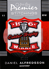 2007-2008 OPC Premier Stitchings PS-DA Daniel Alfredsson