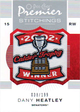 2007-2008 OPC Premier Stitchings PS-DH Dany Heatley