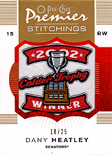 2007-2008 OPC Premier Stitchings PS-DH Dany Heatley