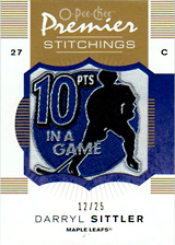 2007-2008 OPC Premier Stitchings PS-DS Darryl Sittler