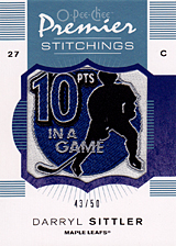 2007-2008 OPC Premier Stitchings PS-DS Darryl Sittler