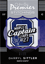 2007-2008 OPC Premier Stitchings PS-DS Darryl Sittler