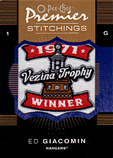 2007-2008 OPC Premier Stitchings PS-EG Ed Giacomin